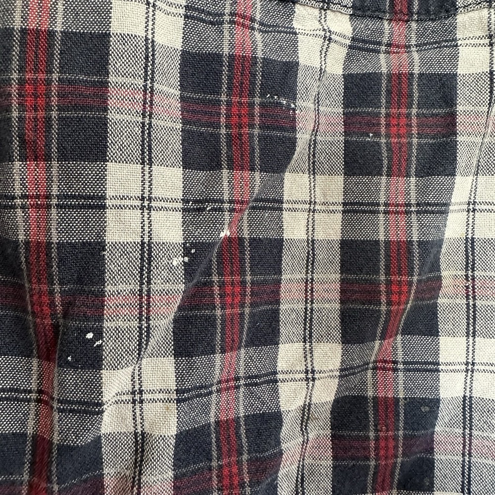 Carhartt Relaxed Fit  Long Sleeve Cotton Button Down Plaid‎ Work Shirt Men's Med - Picture 2 of 16